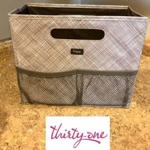 Thirty one Fold N File organizer Taupe Cross Pop